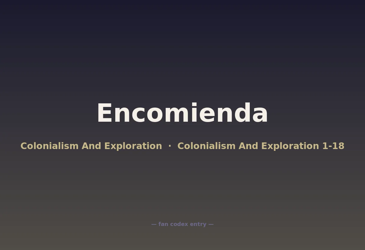 Encomienda