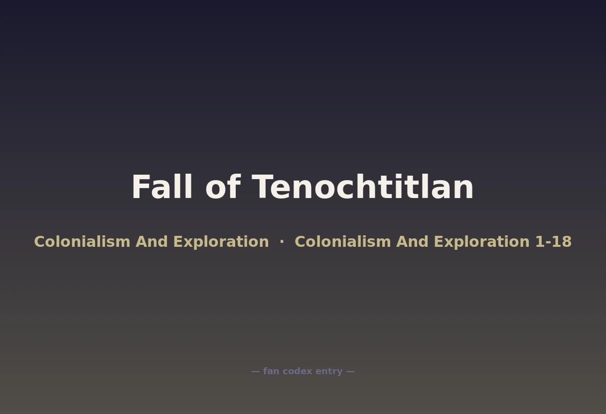 Fall of Tenochtitlan